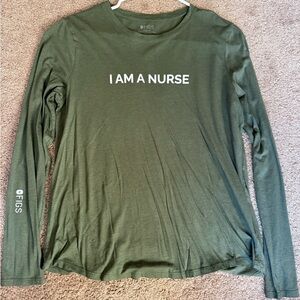 FIGS Olive Green Shirt